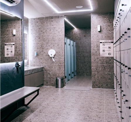 Locker Rooms and Showers